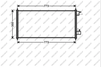 Condenser, air conditioning (FD930C001)