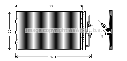 Condenser, air conditioning (OL5267)