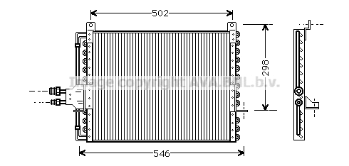 Condenser, air conditioning (MS5206)