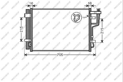 Condenser, air conditioning (KI430C002)