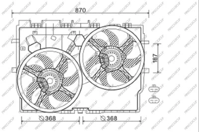 Fan, engine cooling (FT930F002)
