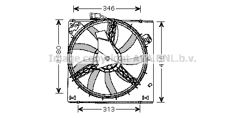Fan, engine cooling (RT7526)