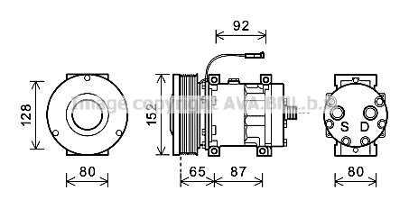 Compressor, air conditioning (CSAK008)