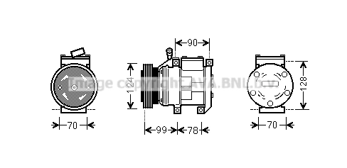 Compressor, air conditioning (KAAK130)