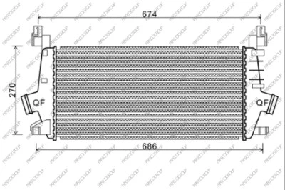 Charge Air Cooler (OP414N001)