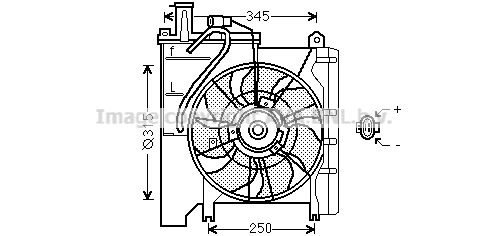 Fan, engine cooling (TO7553)