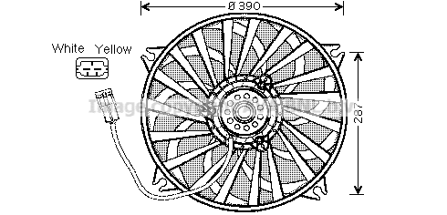 Fan, engine cooling (CN7526)