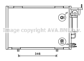 Condenser, air conditioning (FD5583D)