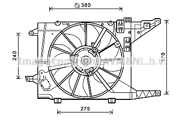 Fan, engine cooling (RT7550)