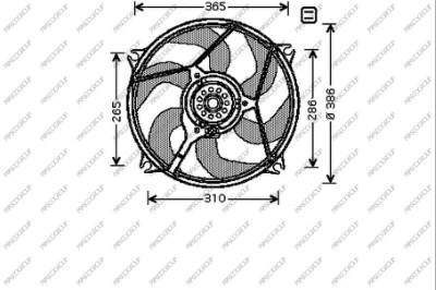 Fan, engine cooling (CI715F004)