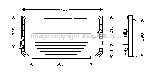 Condenser, air conditioning (TO5279)