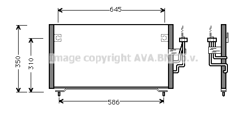 Condenser, air conditioning (MT5106)