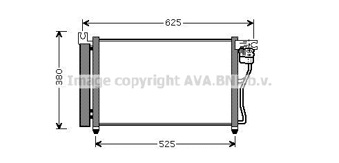 Condenser, air conditioning (HYA5164D)
