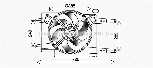 Fan, engine cooling (AL7525)