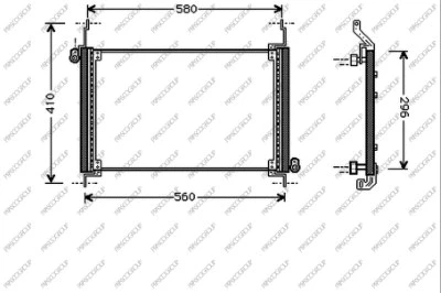 Condenser, air conditioning (FT715C001)