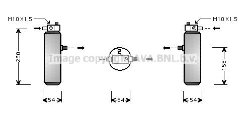 Dryer, air conditioning (PED194)