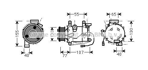 Compressor, air conditioning (HDAK232)