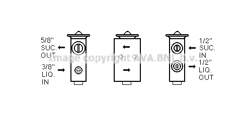 Expansion Valve, air conditioning (DZ1016)