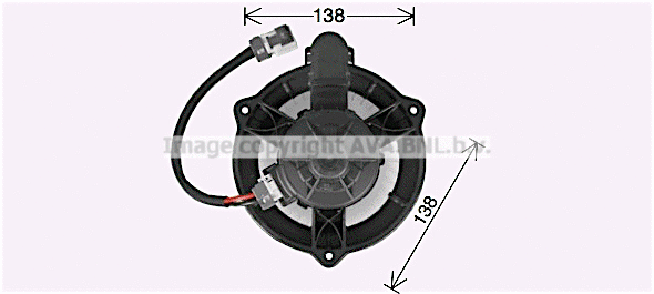 Electric Motor, interior blower (HY8474)