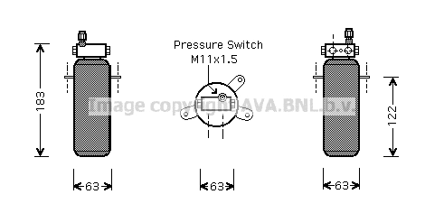 Dryer, air conditioning (RTD288)