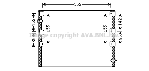 Condenser, air conditioning (TO5278)