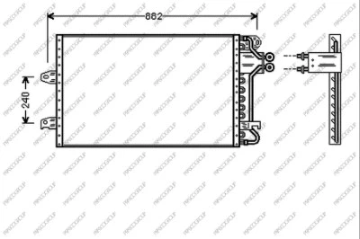 Condenser, air conditioning (FD076C003)