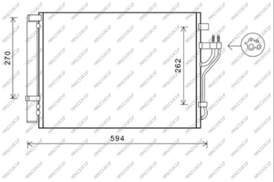 Condenser, air conditioning (HN804C002)