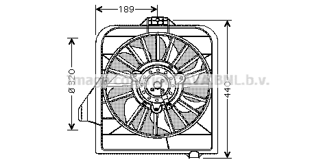 Fan, engine cooling (CR7504)