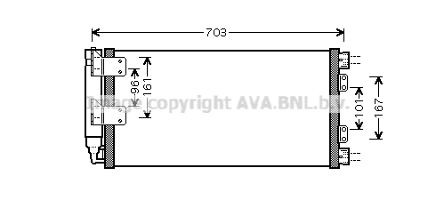Condenser, air conditioning (AU5178D)