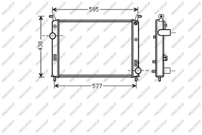 Radiator, engine cooling (FT114R001)