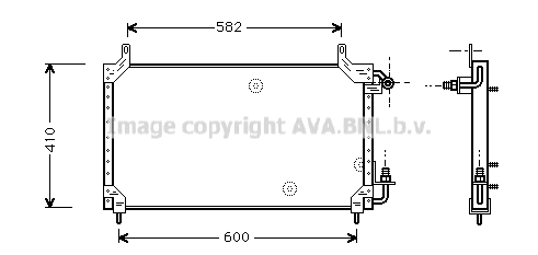 Condenser, air conditioning (DW5006)