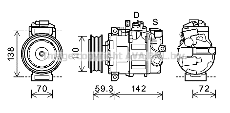 Compressor, air conditioning (AIK398)