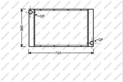 Radiator, engine cooling (BM046R015)