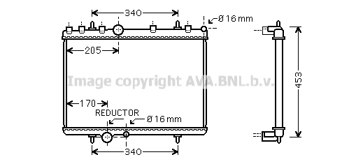 Radiator, engine cooling (PEA2266)