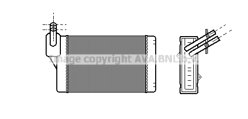 Heat Exchanger, interior heating (VNA6060)