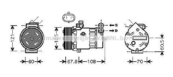 Compressor, air conditioning (OLAK477)