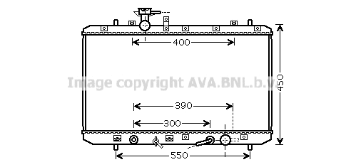 Radiator, engine cooling (SZA2128)