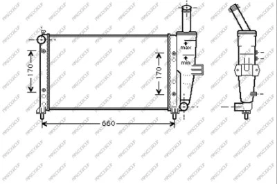 Radiator, engine cooling (FT133R002)