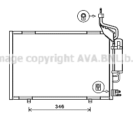 Condenser, air conditioning (FD5597D)