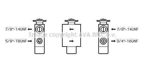 Expansion Valve, air conditioning (BW1093)