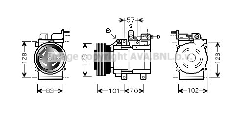 Compressor, air conditioning (HYK209)