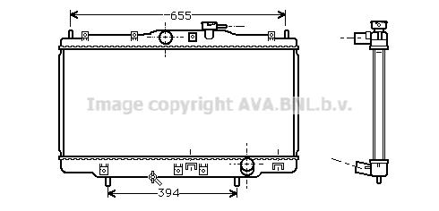 Radiator, engine cooling (HD2118)