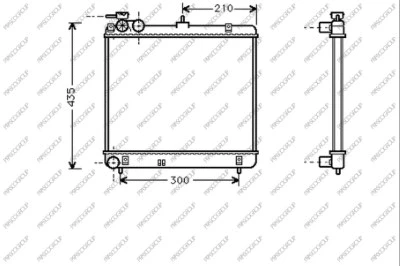Radiator, engine cooling (HN320R001)