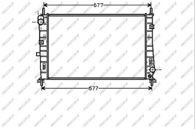 Radiator, engine cooling (FD103R001)