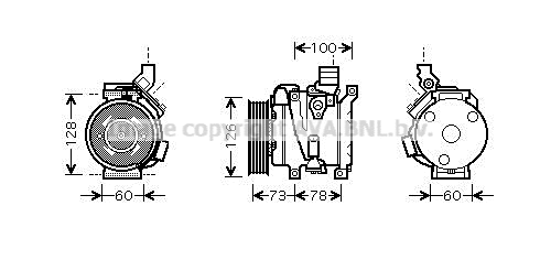 Compressor, air conditioning (TOK754)