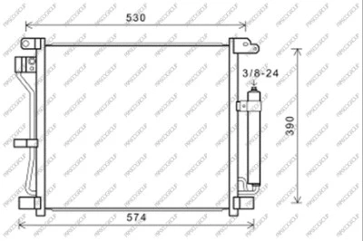 Condenser, air conditioning (DS700C003)