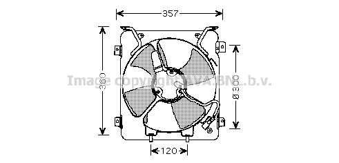 Fan, engine cooling (HD7523)