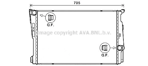 Radiator, engine cooling