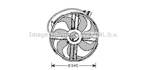 Fan, engine cooling (VN7512)
