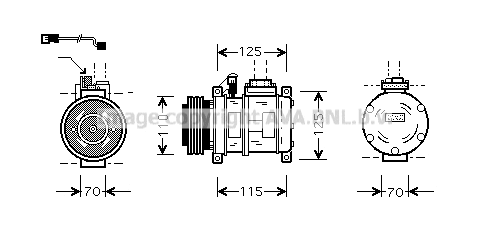 Compressor, air conditioning (BWK066)